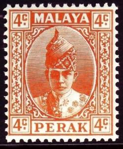 MALAYSIA - Perak SG107, 4c orange, LH MINT. Cat £38.