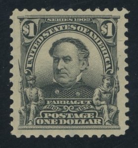 USA 311 - 1 Dollar Farragut - XF Mint dist gum