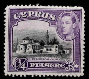 Cyprus Scott 145 Used lightly caneled stamp