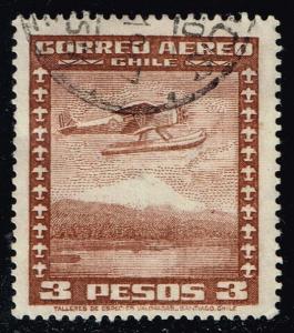 Chile #C41 Seaplane; Used (0.25)