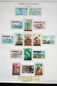 Gilbert & Ellice Rather Complete 1960 - 1970's Stamp Collection