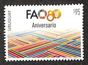 Uruguay 2025, 60 years FAO 1v, MNH