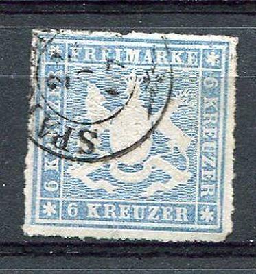 Wuerttemberg #43 var.  Used VF  Mi 32b