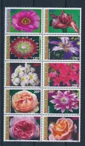 [NA1977] Netherlands Antilles Antillen 2010 Flowers MNH # 1977-86