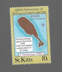 ST Kitts 1985 - MNH - Scott #173 *