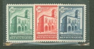 San Marino #134-136