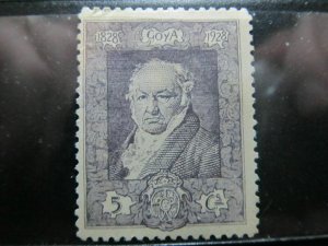 Spain Spain España Spain 1930 Goya 5c fine MH* stamp A4P14F451-