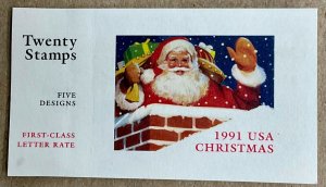 BK194  Christmas Santas Booklet 20  #2581-2585 MNH (29 c) lot of 10  $58 fv