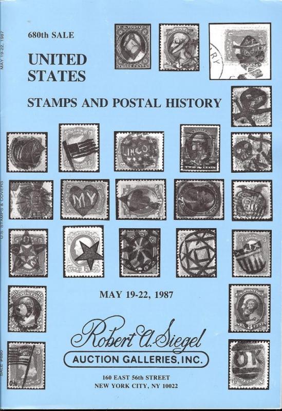 Siegel: Sale # 680  -  United States Stamps and Postal Hi...