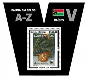 St Thomas - 2020 Stamps on Stamps WWF - Stamp Souvenir Sheet - ST200607b5