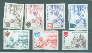 Vatican City #C66-72  Single (Complete Set)