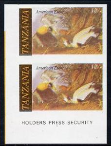 Tanzania 1986 John Audubon Birds 10s (American Eider) in ...