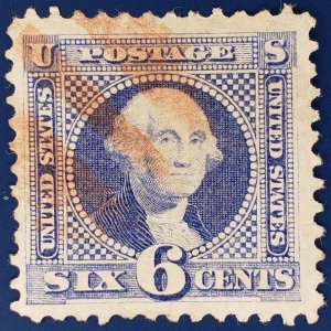 United States, Scott #115, VF used, red cancel