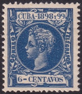 Cuba 1898 Sc 166 MNH**