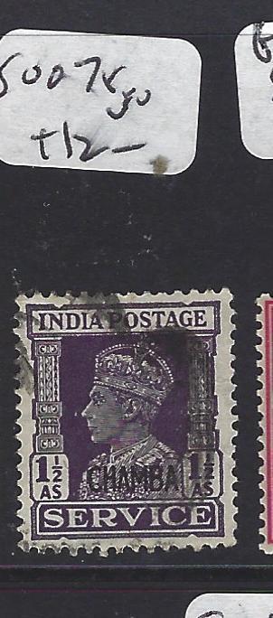 INDIA CHAMBA  (PP0807B) KGVI   SG O78     VFU