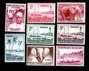 Guinea # 180-187 Mint!