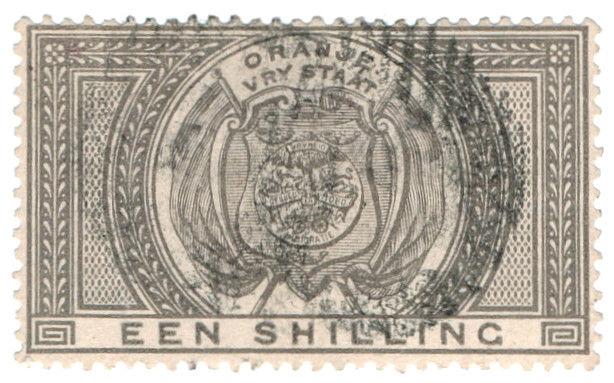 (I.B) Orange Free State Revenue : Duty Stamp 1/-