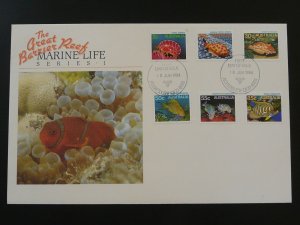 marine life fish FDC Australia 1984