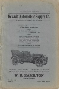 Circa 1915 Goldfield City, Nevada Directory - Ephemera 1160