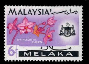 Malaysia Malacca Scott 70 MH* Flower stamp