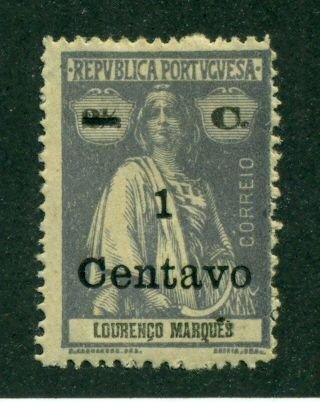 Lourenco Marques 1921 #162 MH SCV(2022)=$0.80