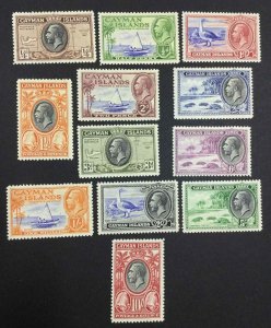 MOMEN: CAYMAN ISLANDS SG #96-107 1935 MINT OG H LOT #64268