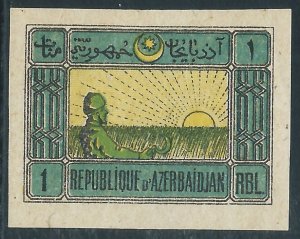 Azerbaijan, Sc #5, 1r MH