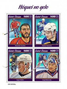 Guinea-Bissau 2019 MNH Sports Stamps Ice Hockey Alexander Ovechkin Malkin 4v M/S