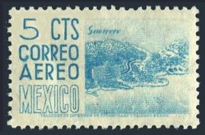 Mexico C186 2 stamps,MNH. Mi 925-926. Air Post 1951.Guerrero,Acapulco waterfront