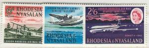 Rhodesia & Nyasaland 180-182 (M) 