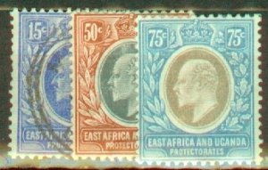 IZ: East Africa and Uganda 31-5,38-9 mint; 36-7 used CV $98.75; scan shows a few