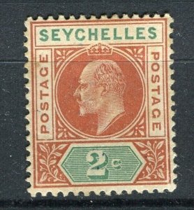 SEYCHELLES; 1903 early Ed VII issue Mint hinged Shade of 2c. value