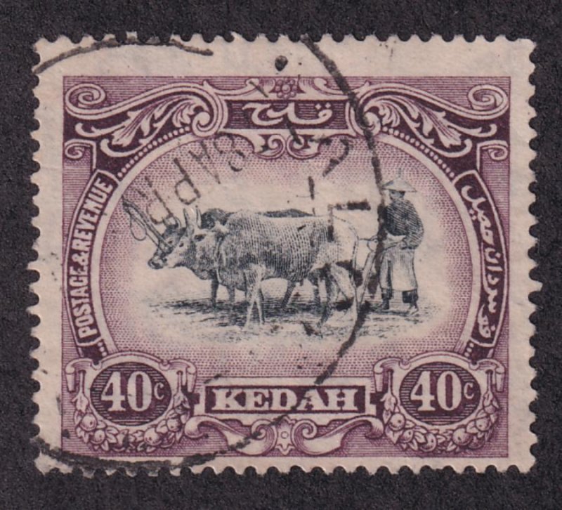 Malaya - Kedah 1921-1926 SC 40 Used 