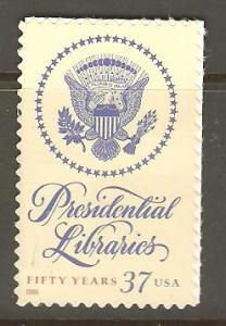#3930 Presidential Libraries  single Mint NH 