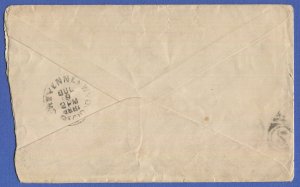 1889 Sc 213 on Scarce Detroit International Fair & Exposition Advertising cover