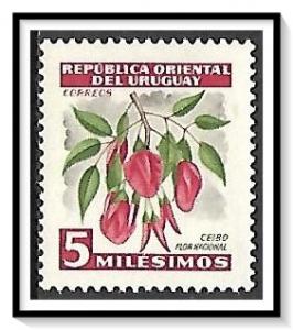 Uruguay #605 Ceibo National Flower MNH