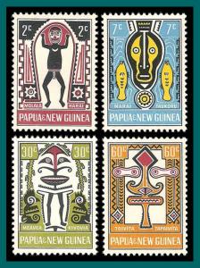 Papua New Guinea 1966 Folklore, MNH  221-224,SG93-SG96