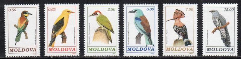 Moldova 31-36 - Mint-NH - Birds (cv $4.75)