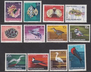 Cocos Islands 8-19 MNH CV $9.00