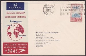 GB 1952 BOAC first flight cover to London...................................z719