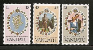 Vanuatu  set mint S.C. 308 - 310