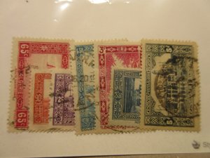 ALGERIA Scott 92, 95, 97, 99, 104, 105, 106 USED Cat $9.60