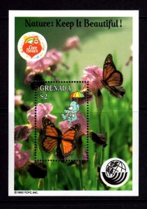 Grenada #2160  (1992 Care Bears and Conservation sheet) VFMNH CV $4.00