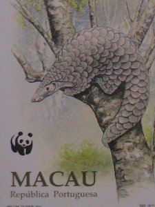 MACAU CHINA STAMP:1995-SC#767-70-ASIAN PANGOLIN WWF SERIES-STAMPS MINT FULL SHEE