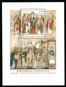 VATICAN CITY SGMS1696 2013 ARRIVAL OF SAINTS CYRIL & METHODIUS MNH