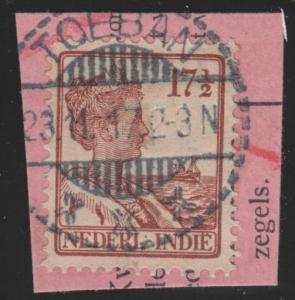 Netherlands Indies 121 Queen Wilhelmina 1915