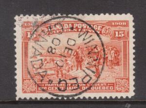 Canada #102 XF Used Gem With Ideal Winnipeg Dec 10 1908 S.O.N. CDS Cancel