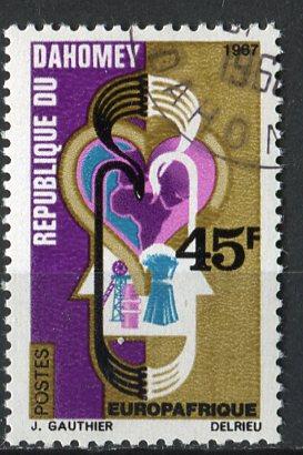 Dahomey 1967: Sc. # 238; O/Used CTO Single Stamp