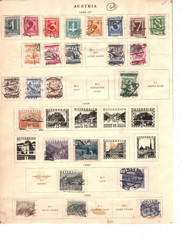 Austria - Collection  / Lot of 96 Stock & Album Pages for Collector or Resale