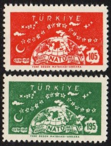 Turkey Sc #1436-1437 MNH